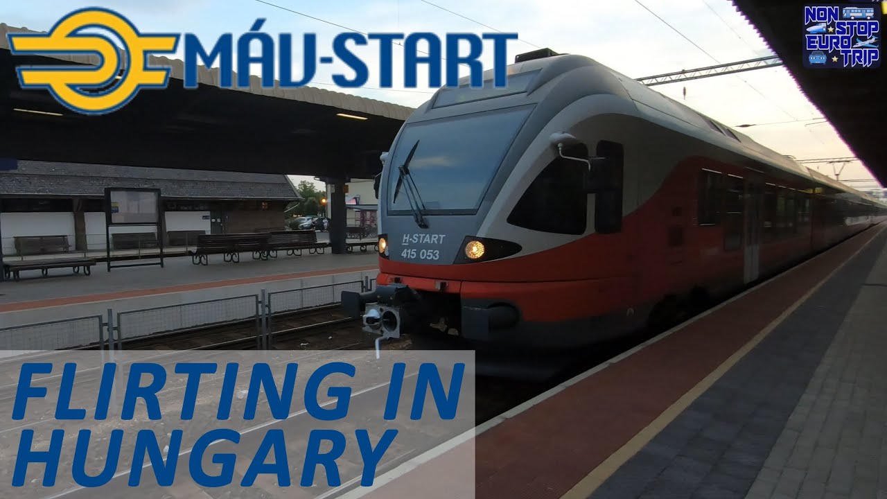 FLIRTING AT LAKE BALATON, HUNGARY / MAV-START STADLER FLIRT REVIEW / HUNGARIAN TRAIN TRIP REPORT