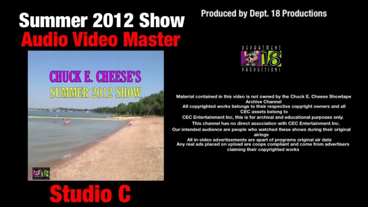 Chuck E. Cheese Summer 2012 Show (Studio C)