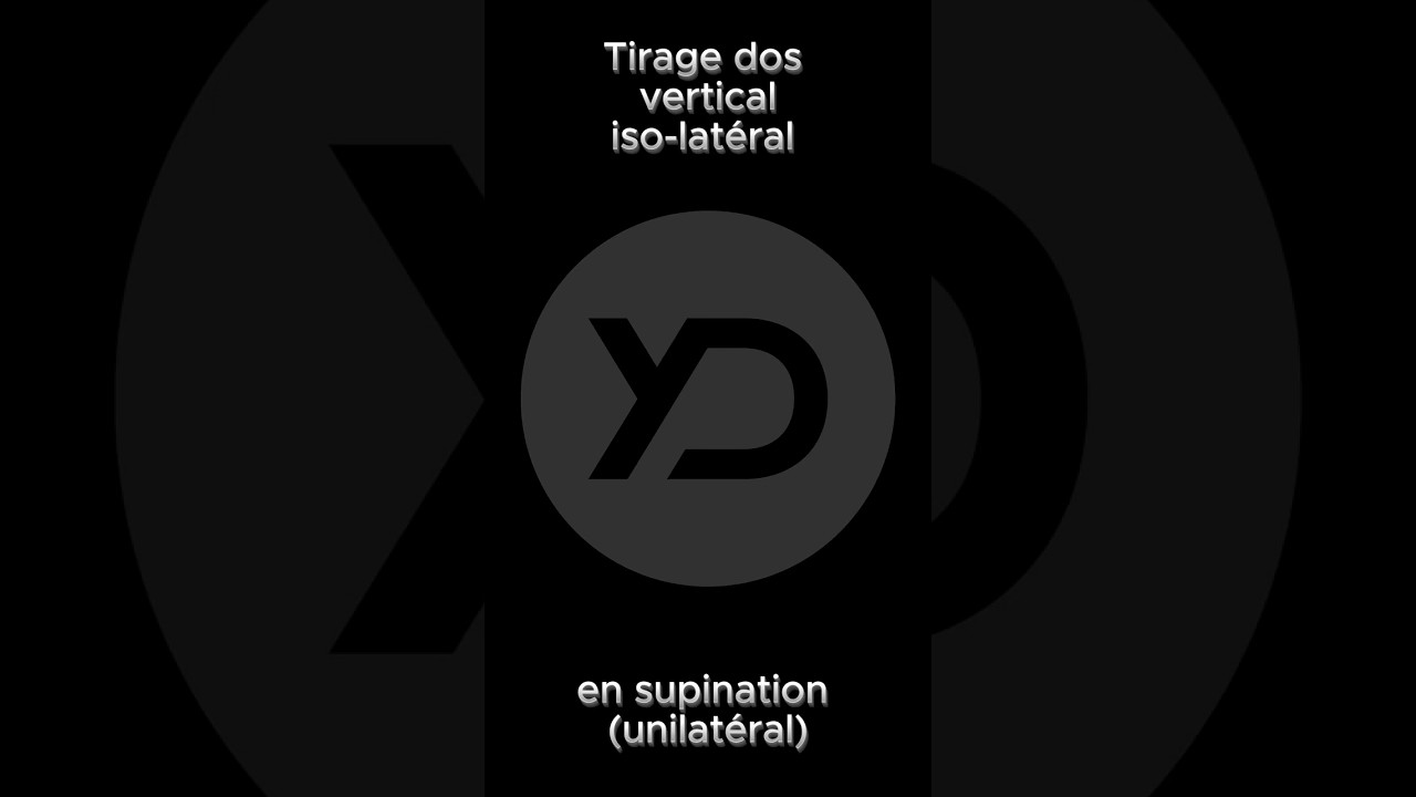 tirage dos iso lat&eacute;ral vertical &agrave; la machine