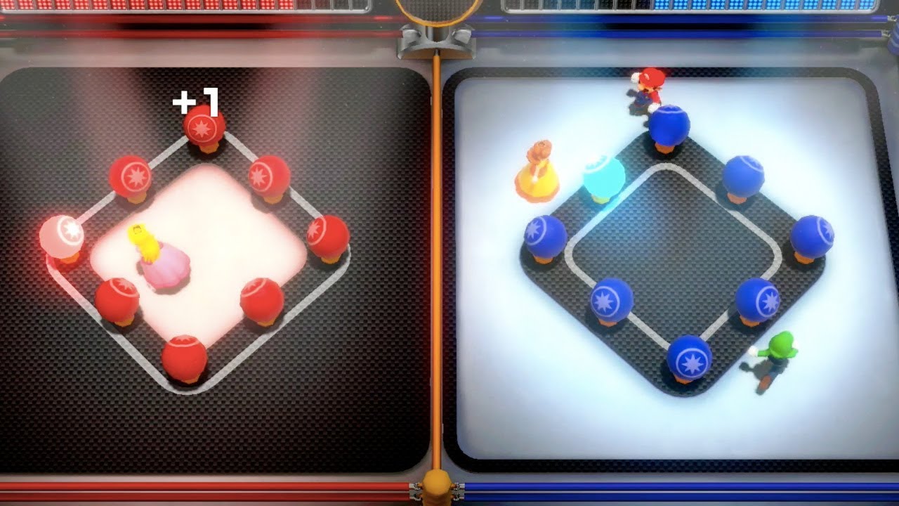 Super Mario Party - All 1-vs-3 Minigames (Peach Gameplay) | MarioGamers
