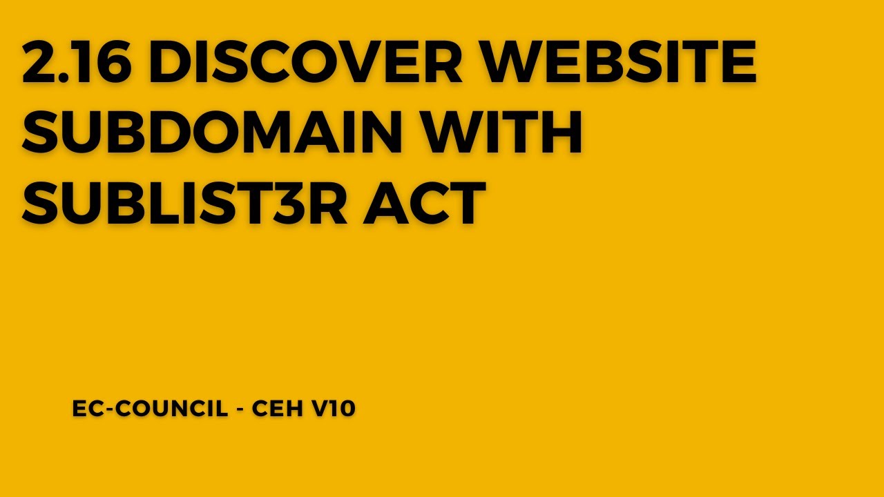 Unveiling Website Subdomains with Sublist3r: Enhancing Domain Discovery in Cyber Investigations