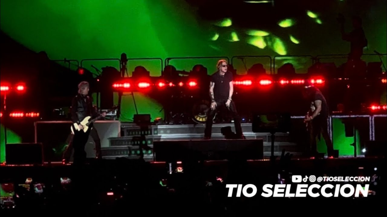 (4K) Guns N’ Roses - Intro + Welcome To The Jungle || (En Vivo) || Lima, Perú 🇵🇪|| 05/11/ 25