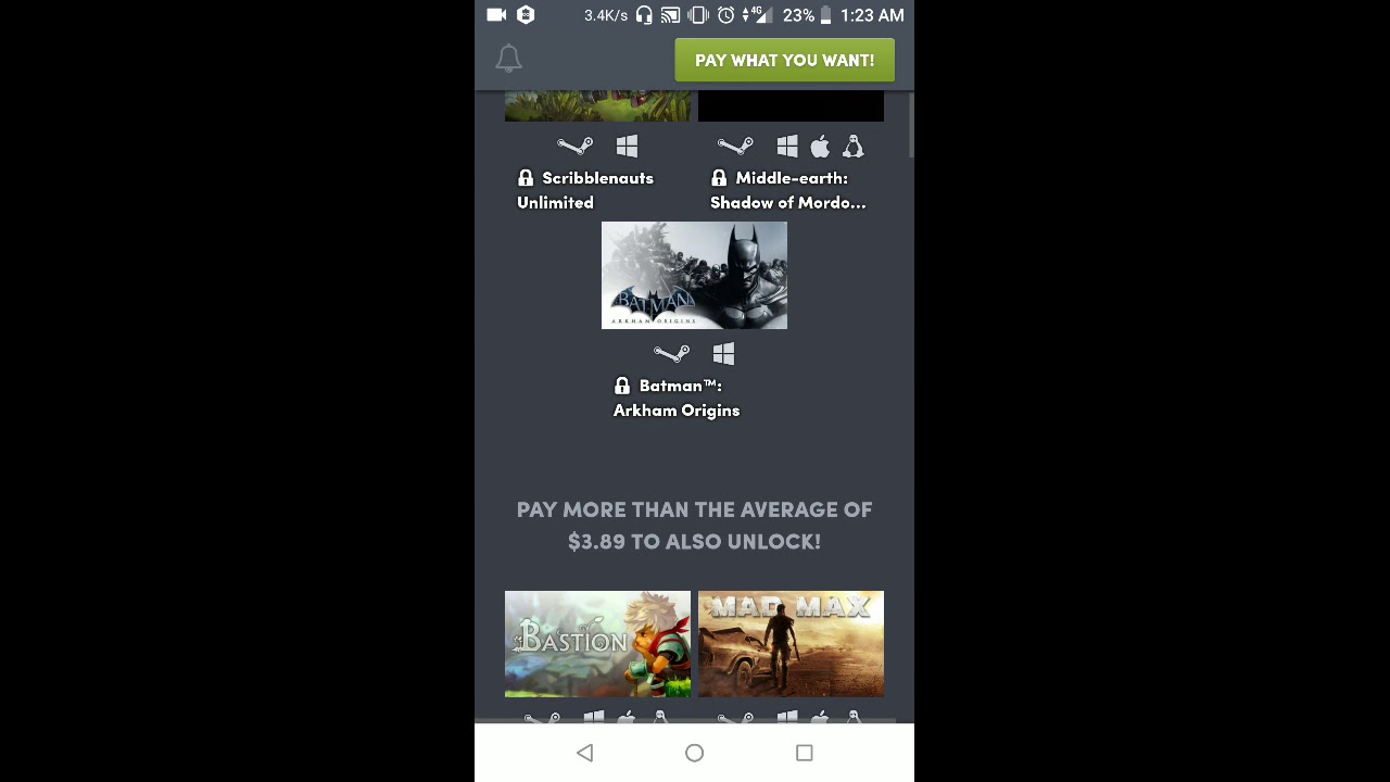 HUMBLE WB CLASSICS BUNDLE
