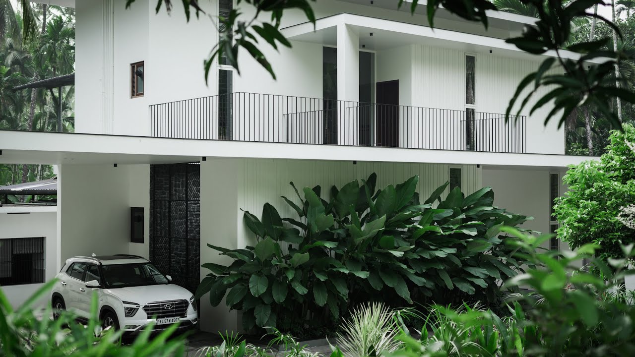 Minimalist Living Surrounded by Greenery | 3000 sq. ft. Modern Home
