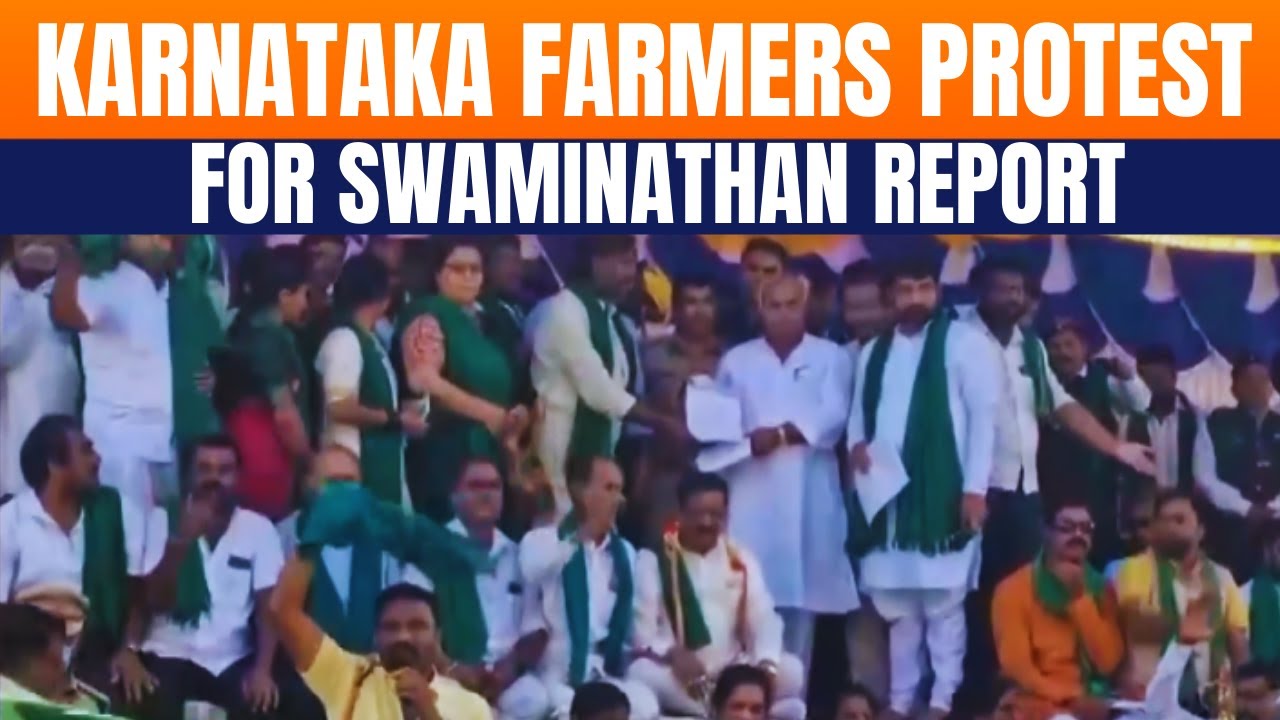 LIVE: Massive Farmers&rsquo; Protest in Belagavi Demands Swaminathan Report Implementation | Karnataka