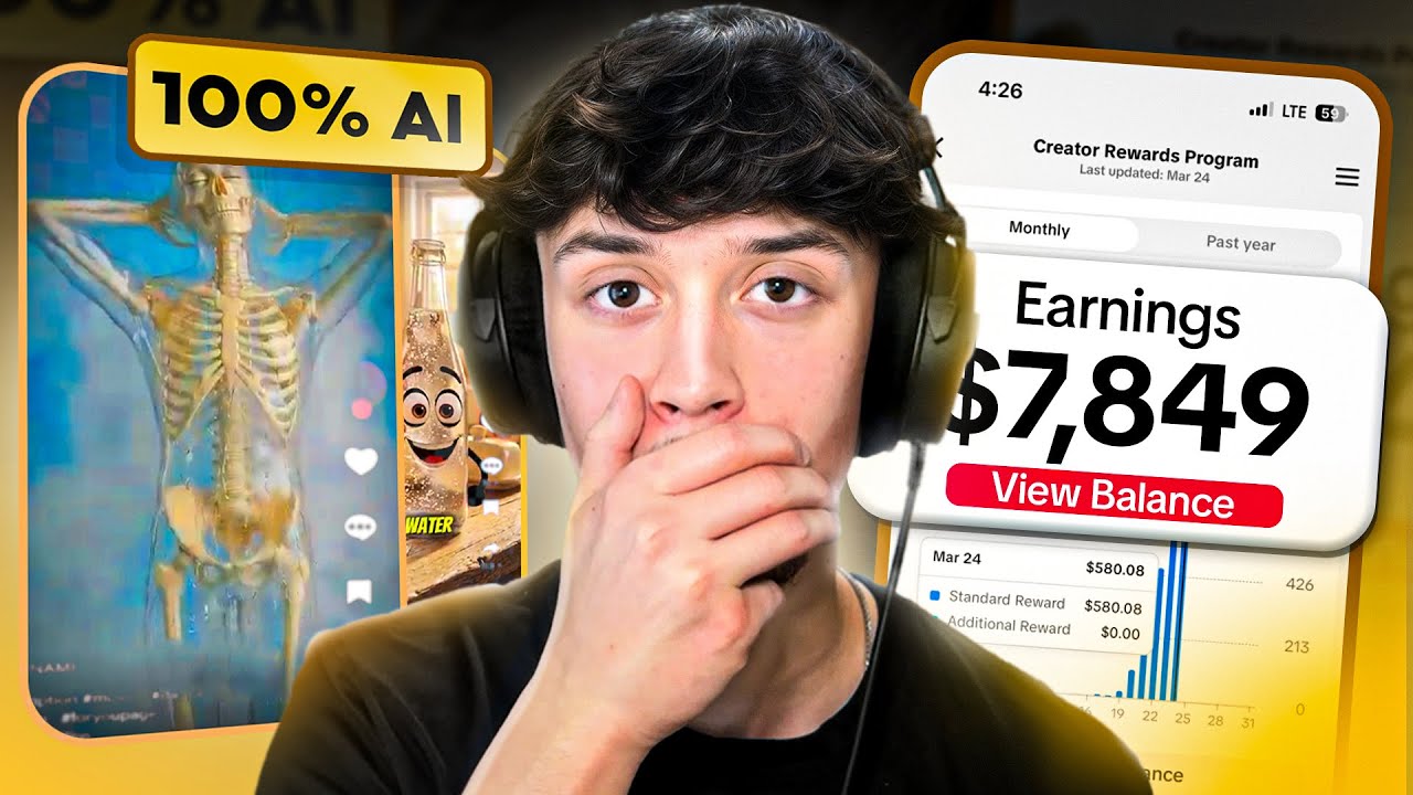 How To Make VIRAL AI Videos For TikTok's Creator Rewards Program