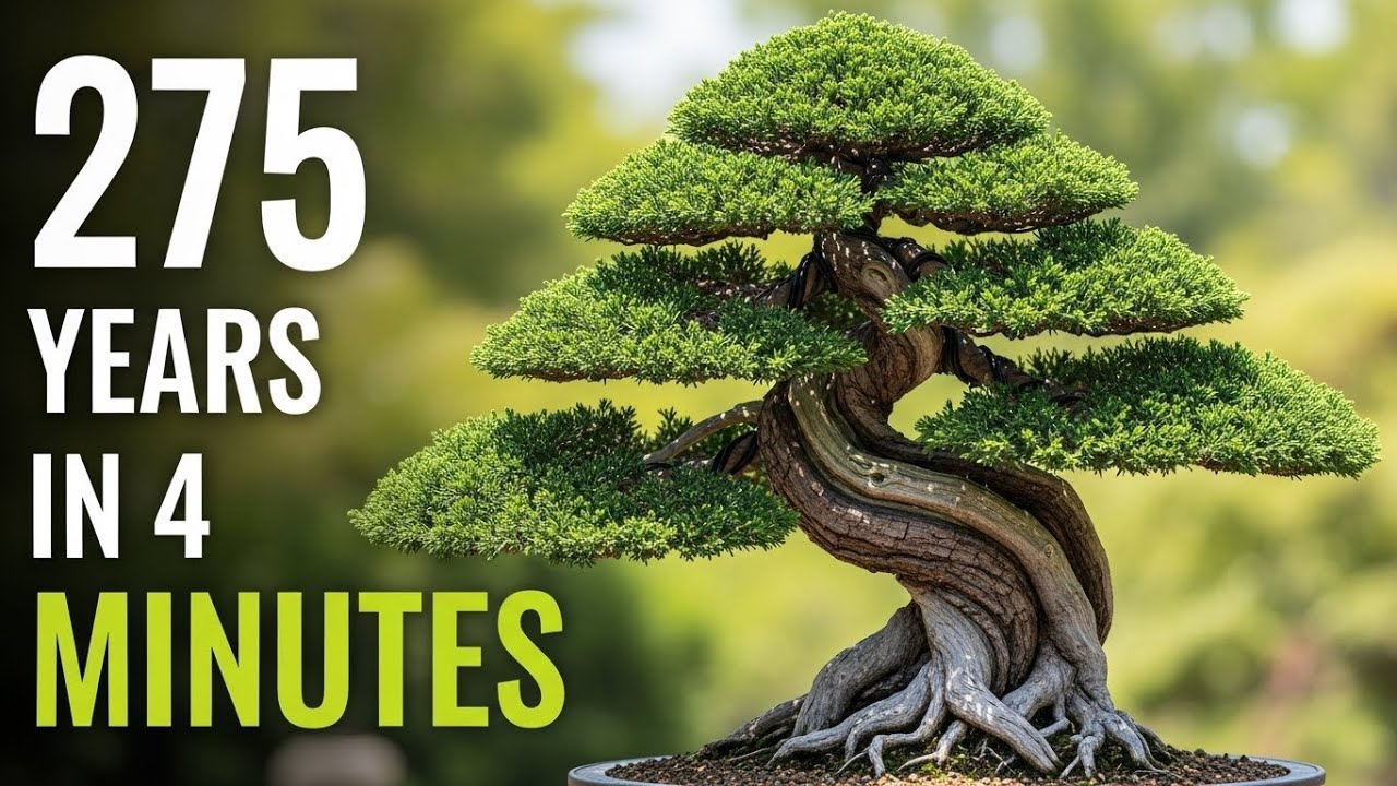 275‑Year‑Old Chabo Hiba Cypresses Bonsai | A Living Masterpiece | Nature Diary