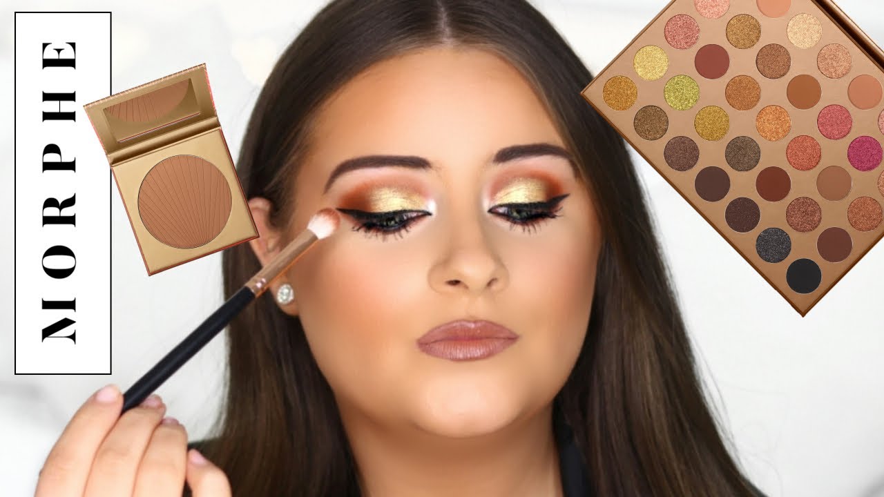 MORPHE 35G BRONZE GOALS PALETTE REVIEW ...Tutorial & Swatches!