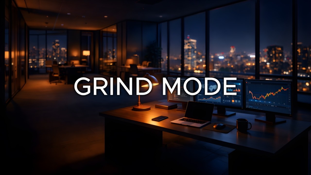 LIVE Focus Music • Grind Mode – Electronic Productivity Music for Deep Work & Startup Energy