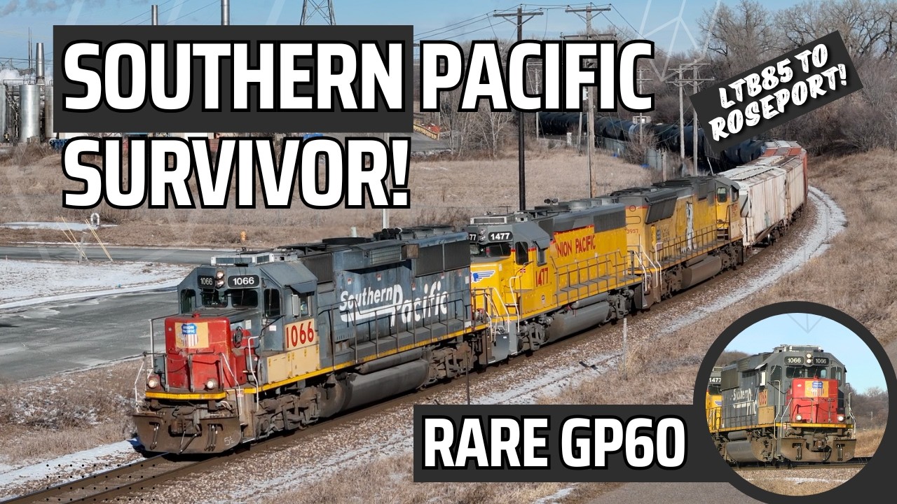 This Was a HUGE Surprise, and a Survivor!! -Southern Pacific On Union Pacific's LTB85 Transfer-
