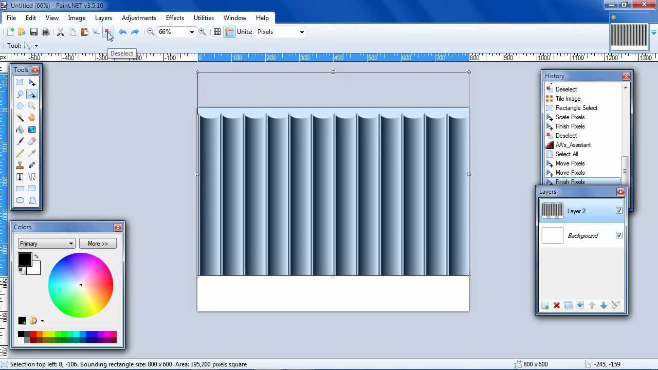 Paint.NET tutorial how to make a horn