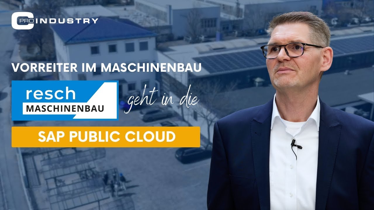 Vorreiter im Maschinenbau: Resch geht in die Public Cloud