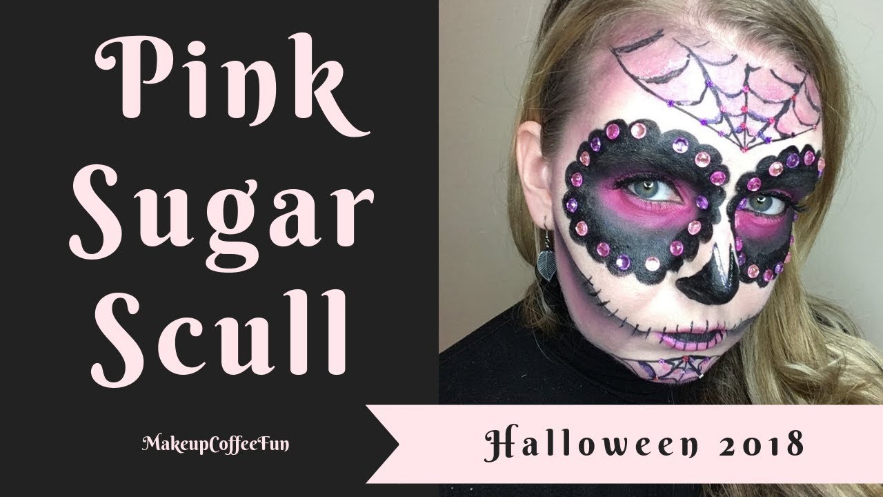 Pink Sugar Scull | Halloween 2018 | Masquerade Look | Tutorial | MakeupCoffeeFun