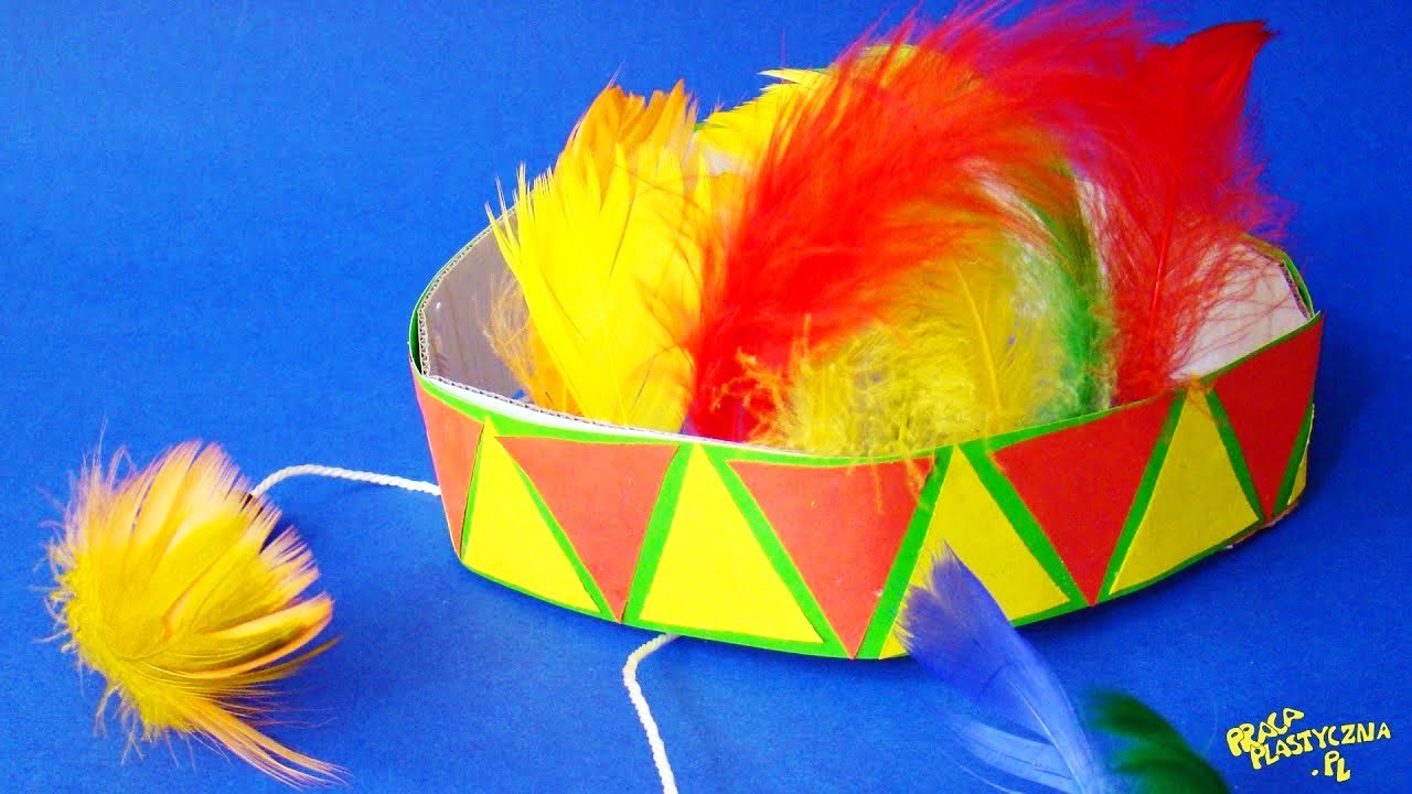 Jak zrobić pióropusz Indianina? | Strój Indianina | Przebrania karnawałowe dla dzieci | DIY