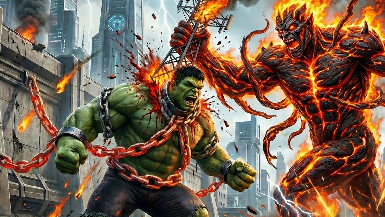 🇱🇷 Hulk Failed… Until He Tried This | Fire Titan Attack