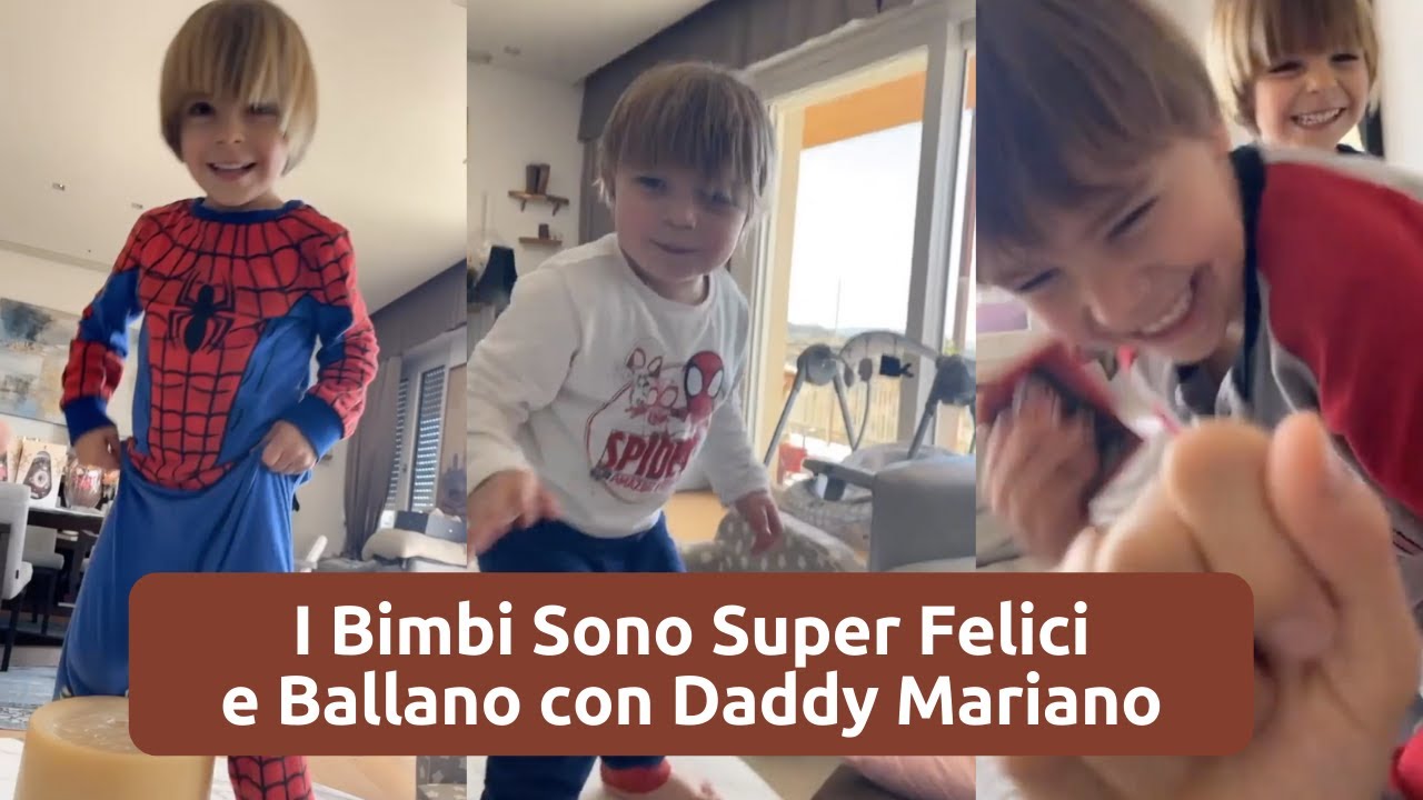 I Bimbi Sono Super Felici e Ballano con Daddy Mariano - Mariano Di Vaio Instagram Stories 14/04/22
