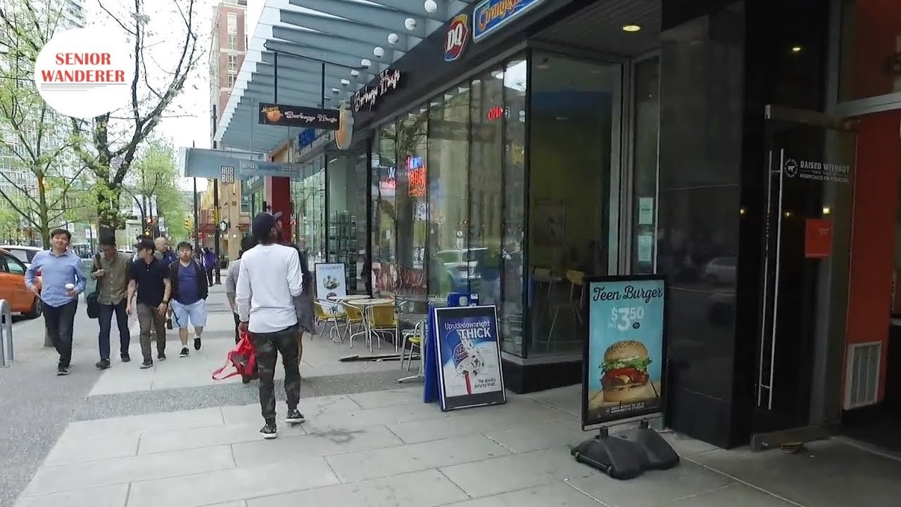 Vancouver street walk, EP 51 - Robson Street east end