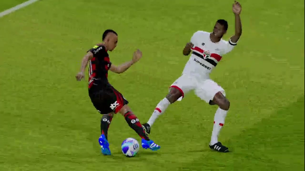 S40 P4UL0 X FL4M3NG0  40 V1V0 C0M 1M4G3N5 FHD- JOGO DE HOJE GEMEPLAY  PES17