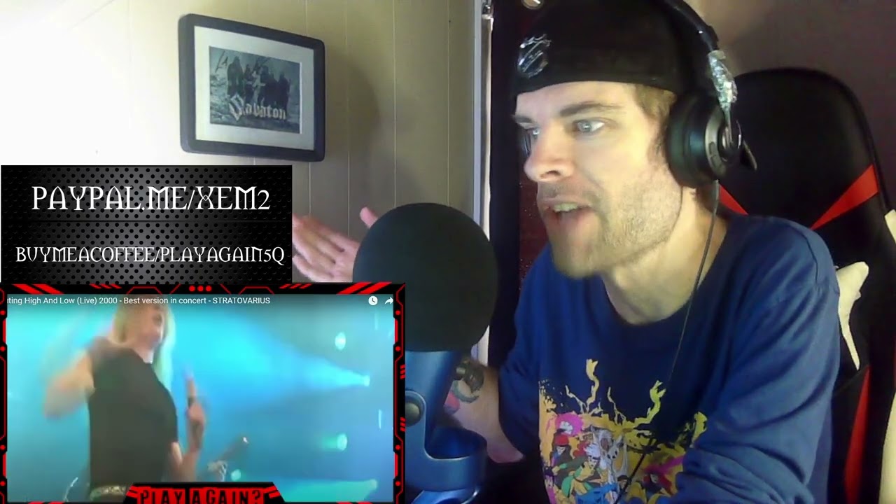Stratovarius -Hunting High And Low (Live) (First Time Reaction)