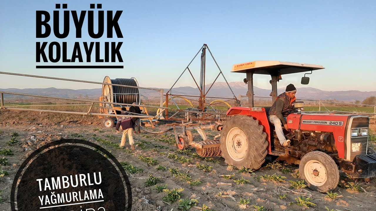 TAMBURLU YAĞMURLAMA TANITIM /BÜYÜK KOLAYLIK/YAĞMURLAMA YAPIYORUZ