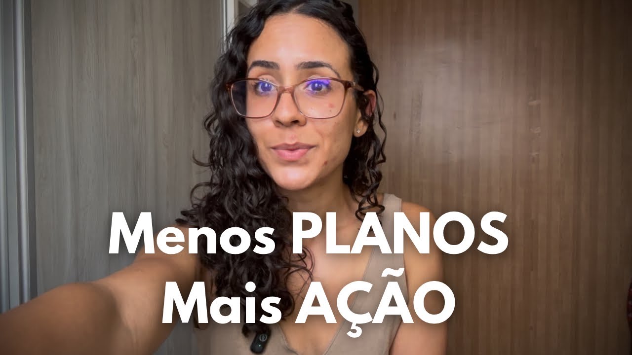 Parei de planejar e comecei a executar. Os resultados vieram e a ansiedade diminuiu.
