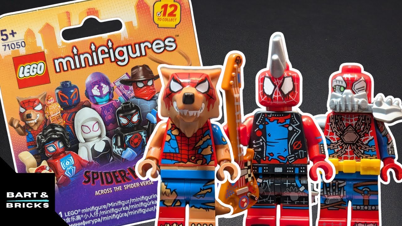 Building All Spider-Man: Across the Spider-Verse Minifigures! - LEGO ASMR