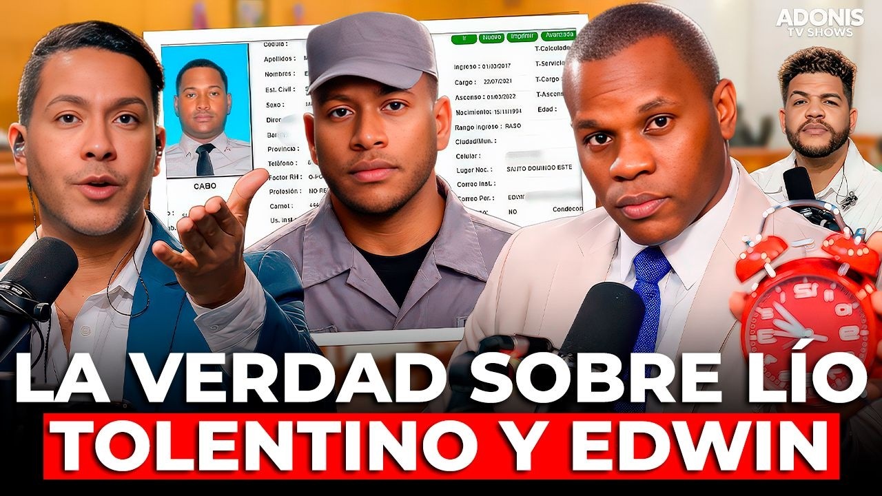 TOLENTINO REVELA POR QUÉ CANCELARON A EDWIN DE LA POLICÍA