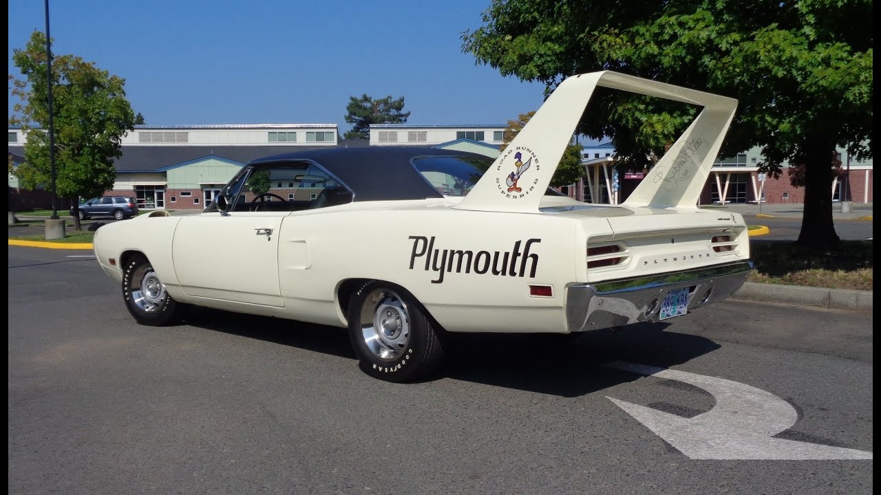 LAST FACTORY PRODUCED 1970 Plymouth Superbird 440 in White & Ride on My Car Story with Lou Costabile