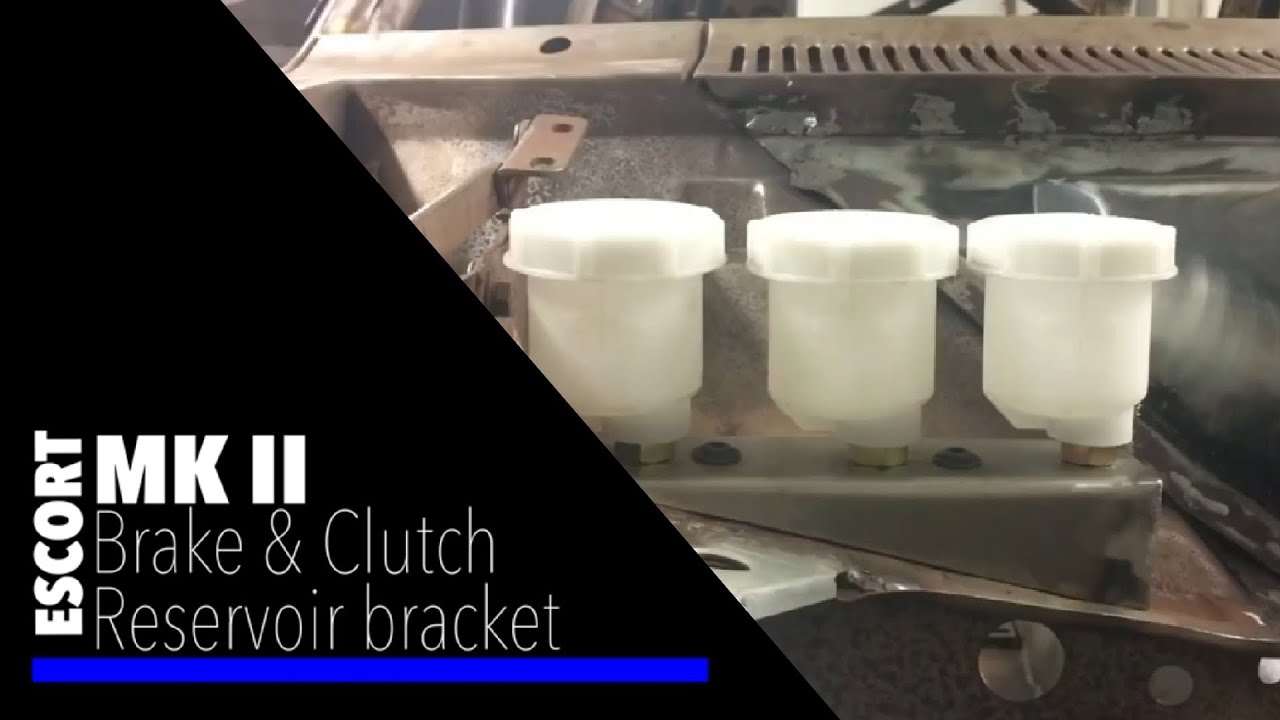 Escort MK2: Brake and Clutch reservoir bracket.