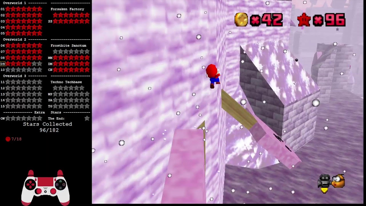 【改造マリオ64】新作鬼畜ハックSM64 Curse of the Empireを進める