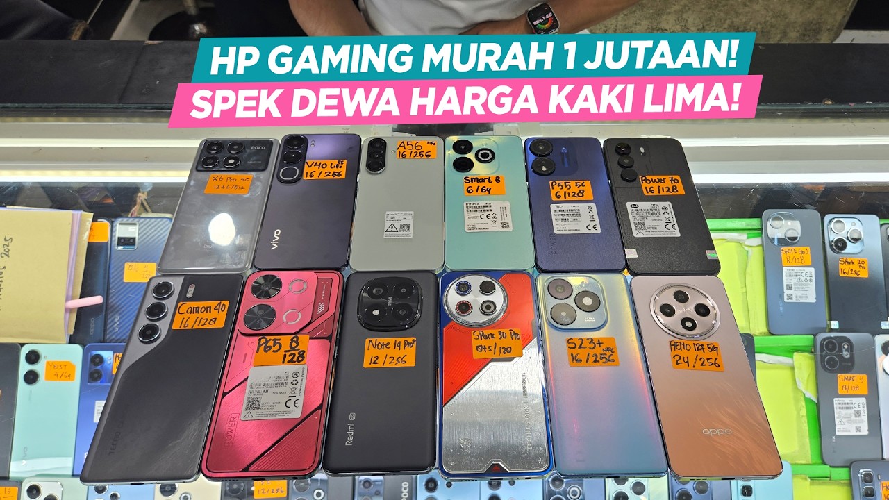 Cek Pasar Offline! ITC Roxy Mas Banjir Hp MURAH! Hp Gaming 1 Jutaan! #MarZoom 343