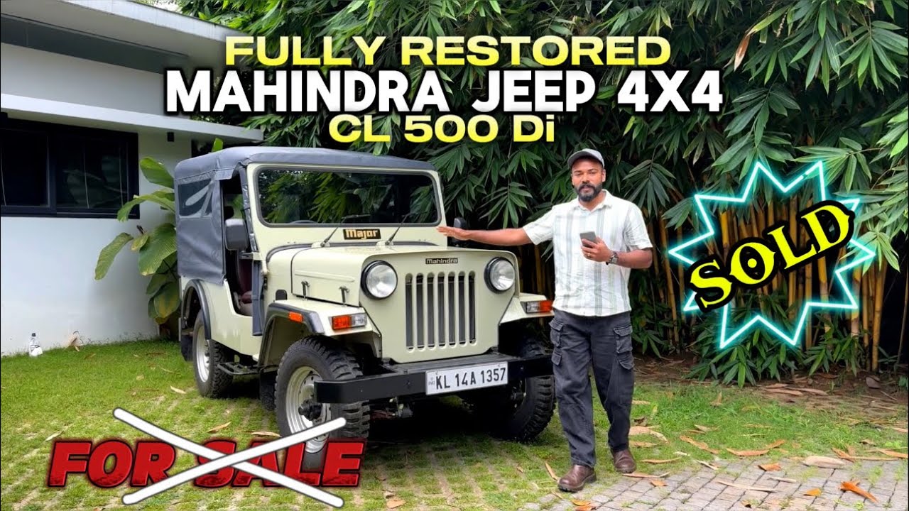 MAHINDRA JEEP 4x4 FULLY RESTORED-SOLD✅. Power brake Hydraulic clutch. pin to pin restored