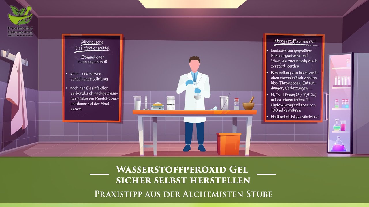 Wasserstoffperoxid Gel sicher selbst herstellen | Dr. rer. nat. Hartmut Fischer