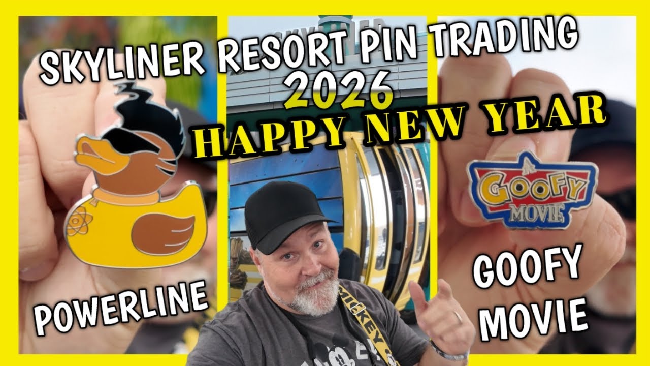Обмен значков Disney Skyliner Resort – январь 2026 г.