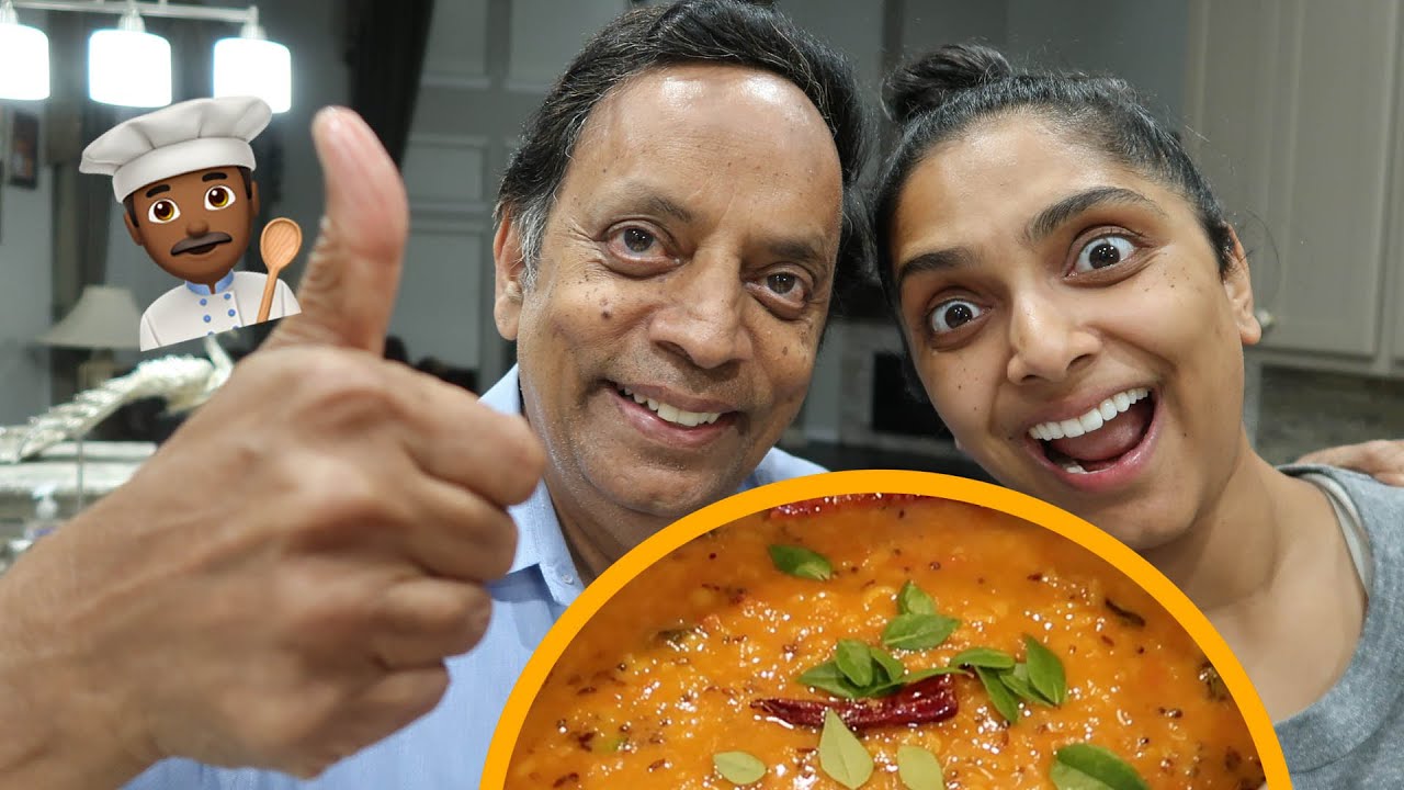 Cooking Indian Food With Papa Pandu! | Deepica Mutyala