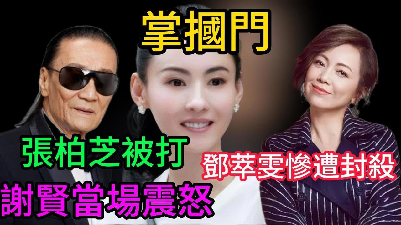 慈善夜驚魂！ 張柏芝被掌摑，謝賢狂吼：誰敢動謝家女主人？！ 鄧萃雯為何慘遭“全港封殺”？