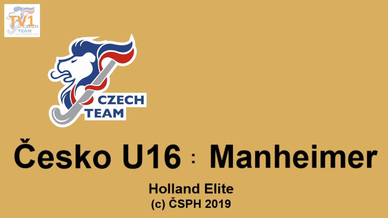 Česko U16 d&iacute;vky : Mannheimer HC (DE)