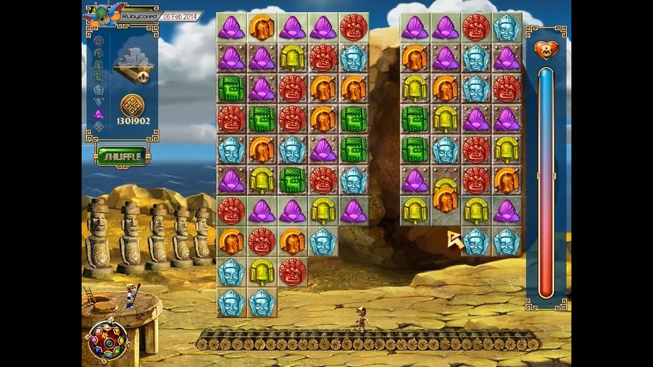 7 Wonders II (2007, PC) - 7 of 8: Moai Statues (Easter Island)[720p60]