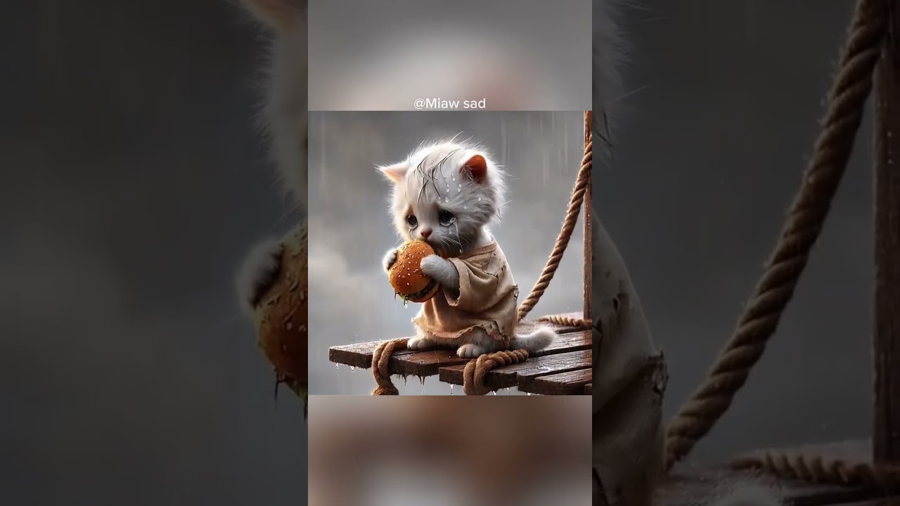 miaw miaw miaw song sad (lyrics video visual)