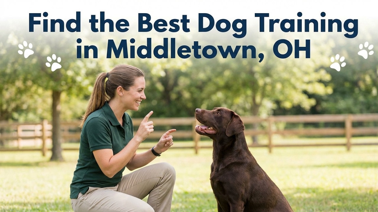 Find the Best Dog Training in Middletown   OH Ohio