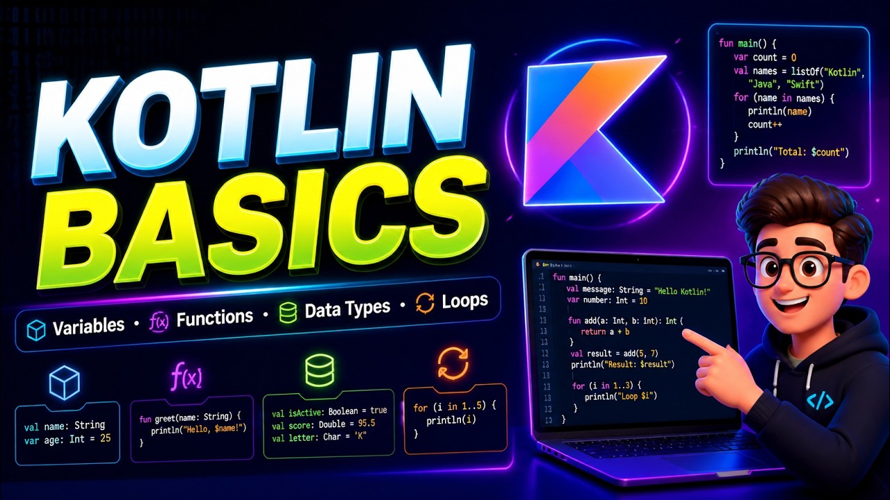 Don&rsquo;t Build an App Until You Watch This! (Kotlin Basics) 🛑