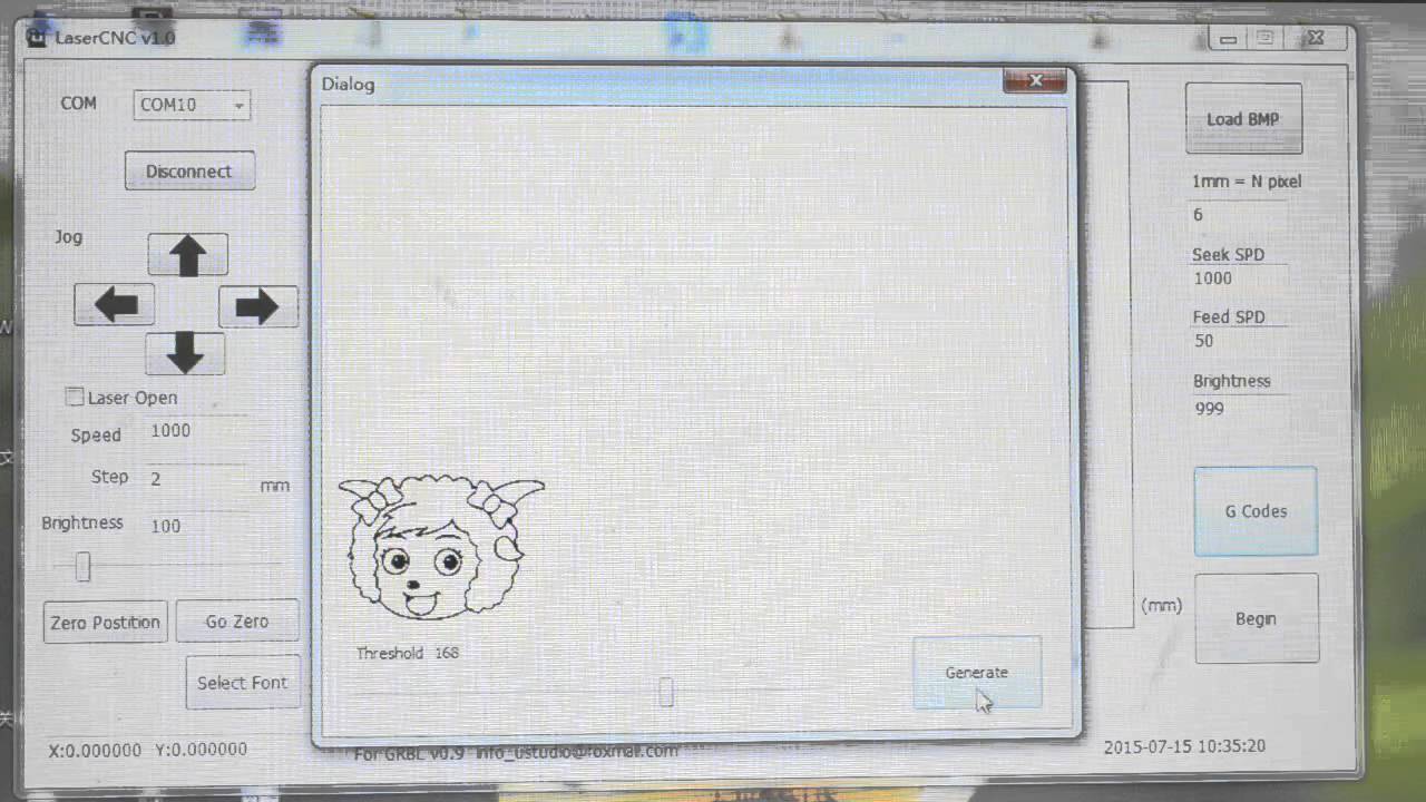 GRBL 0 9 small laser engraver