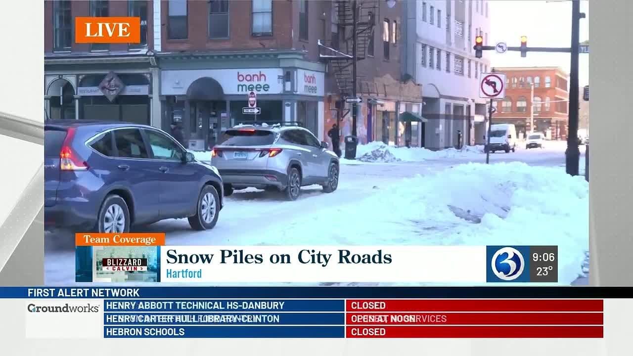 Hartford lifts parking ban as Blizzard Calvin cleanup continues