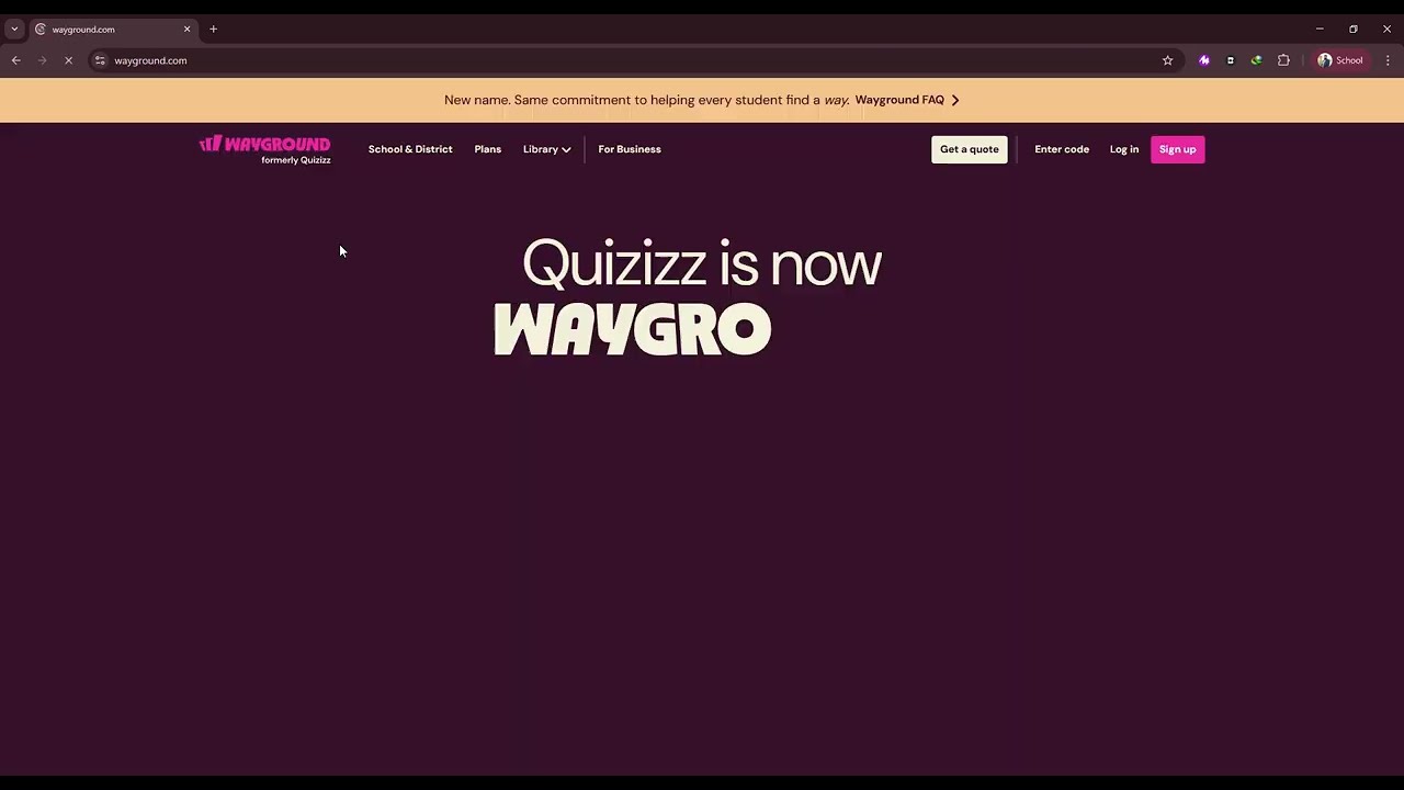 Quick start - Getting started with Quizizz Wayground, logging in, add classes, setting assignments