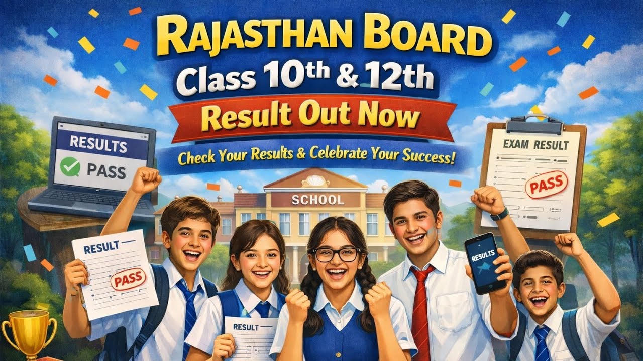 RBSE 12th Result 2026 Kaise Check Kare | Rajasthan Board 12th Result 2026 | Roll Number Wise Result🔥