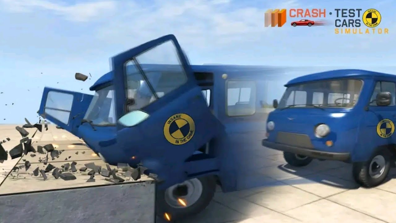 Забавная игра :Car crash test