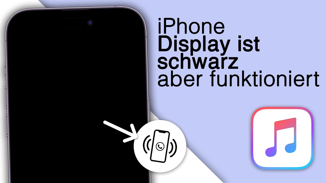 Dein iPhone Display ist Schwarz aber Eingeschaltet? [3 L&ouml;sungen]
