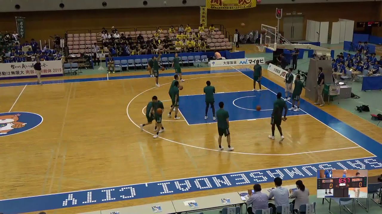 2019年IH バスケットボール 男子 決勝 北陸（福井）vs 福岡第一（福岡）