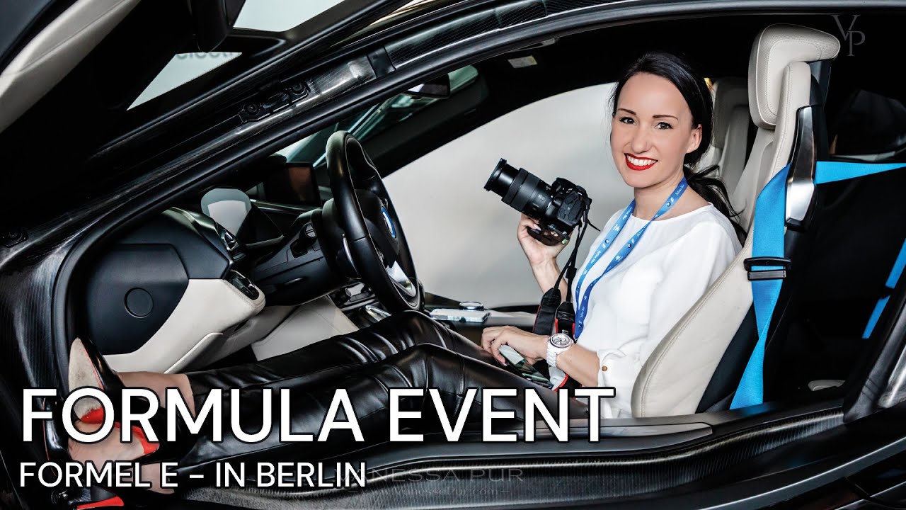 FORMEL E  BERLIN - Backstage mit Lederhose, High Heels und TESTFAHRT BMW i8