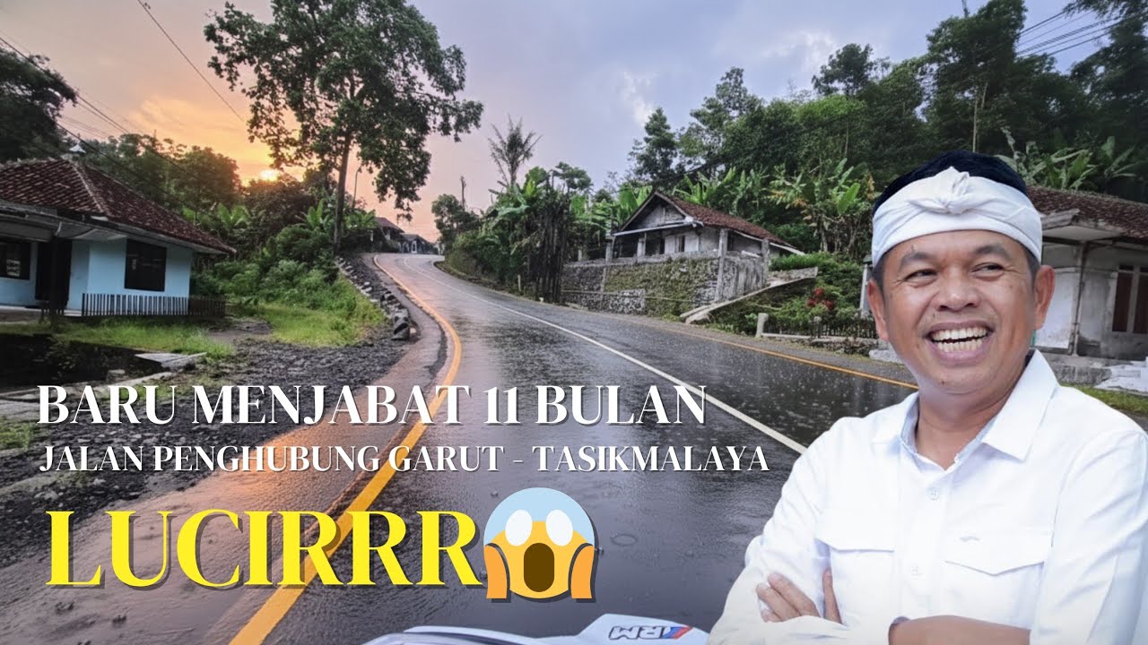 KDM TIDAK MAIN MAIN MEMBANGUN JAWA BARAT..JALAN GARUT-TASIKMALAYA MULUS||KOTA DI TATA LEMBUR DI URUS